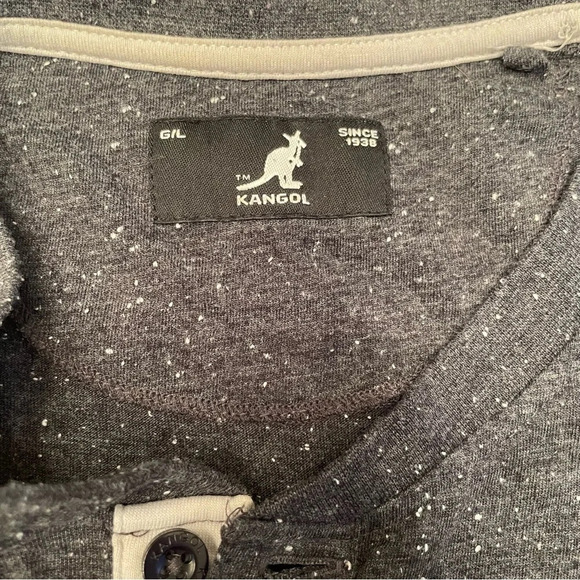 👕 LG Kangol Men’s Grey Short Sleeve  T-Shirt - Salt and Pepper Style! 👕 - Picture 6 of 11